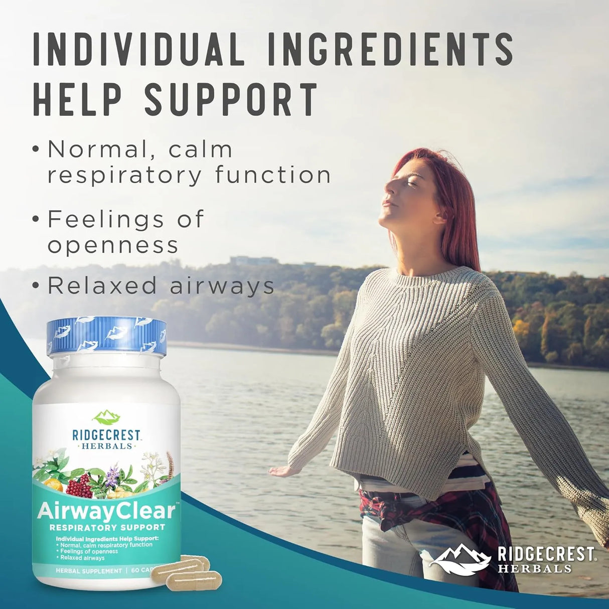 RIDGECREST HERBALS - Ridgecrest Herbals AirwayClear 60 Capsulas - The Red Vitamin MX - Suplementos Alimenticios - {{ shop.shopifyCountryName }}