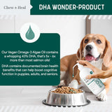 Chew + Heal Labs Vegan Omega 3 Oil for Dogs 8 Fl.Oz.