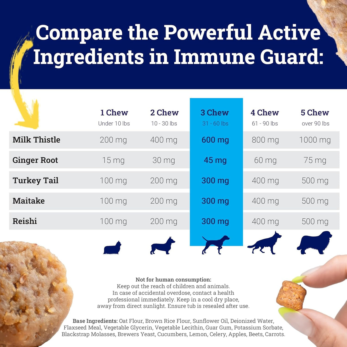 PetHeal Immune Guard Advanced Support for Dogs with Cancer 55 Masticables
