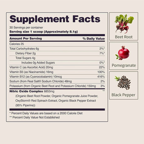 SNAP - Snap Supplements Heart Beets Powder 250Gr. - The Red Vitamin MX - Suplementos Alimenticios - {{ shop.shopifyCountryName }}