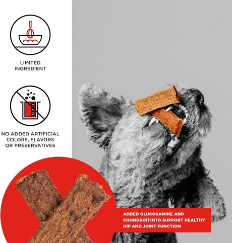 BIXBI - BIXBI Hip & Joint Support Beef Liver Jerky Dog Treats 141Gr. - The Red Vitamin MX - Cuidado De Cadera Y Articulaciones Para Perros - {{ shop.shopifyCountryName }}