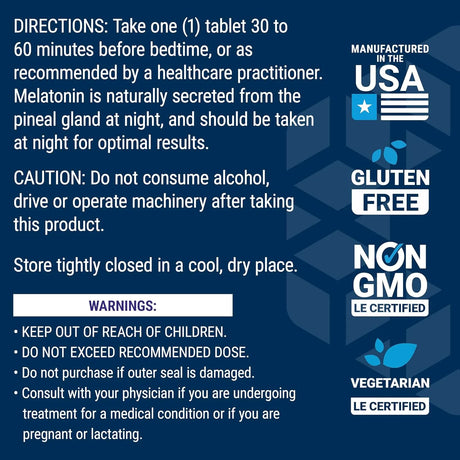 LIFE EXTENSION - Life Extension Melatonin 6 Hour Timed Release 300mcg 100 Tabletas - The Red Vitamin MX - Suplementos Alimenticios - {{ shop.shopifyCountryName }}