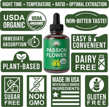 PEAK PERFORMANCE - Peak Performance Passion Flower Extract 60Ml. - The Red Vitamin MX - Suplementos Alimenticios - {{ shop.shopifyCountryName }}