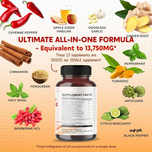 PEAK PURY - Peak Pury Cayenne Pepper Ginger Turmeric Berberine 150 Capsulas - The Red Vitamin MX - Suplementos Alimenticios - {{ shop.shopifyCountryName }}