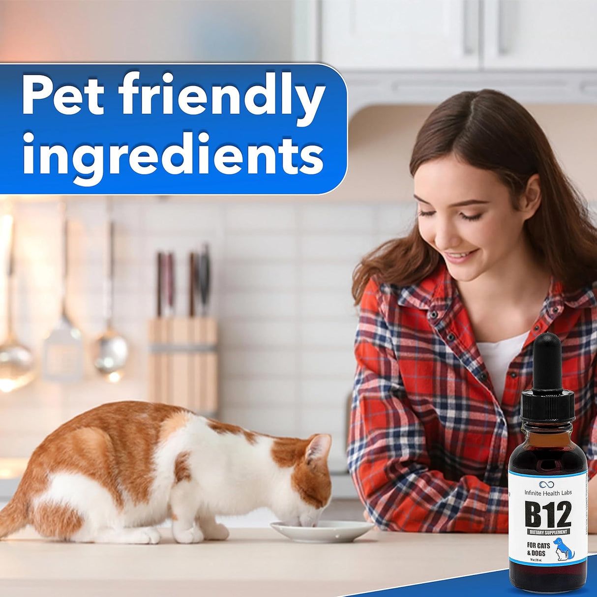 Infinite Health Labs Liquid Vitamin B-12 for Dogs and Cats 1 Fl.Oz.