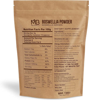 MB HERBALS - MB Herbals Boswellia Powder 227Gr. - The Red Vitamin MX - Suplementos Alimenticios - {{ shop.shopifyCountryName }}