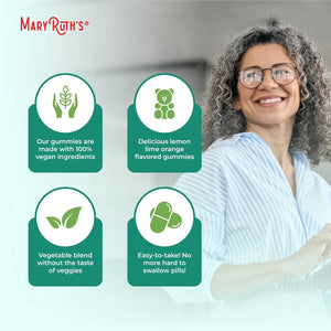 MARY RUTH ORGANICS - MaryRuth Organics Super Greens Gummies 60 Gomitas - The Red Vitamin MX - Suplementos Alimenticios - {{ shop.shopifyCountryName }}