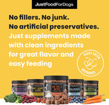 JustFoodForDogs Hip + Joint Soft Chews Mobility Supplement for Dogs 45 Masticables