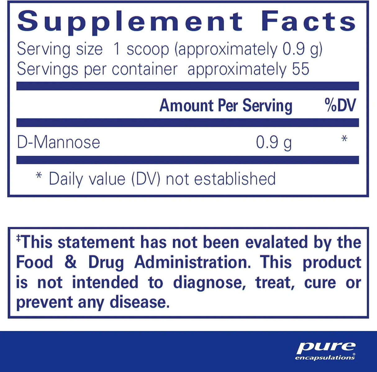 PURE ENCAPSULATIONS - Pure Encapsulations D-Mannose Powder 50Gr. - The Red Vitamin MX - Suplementos Alimenticios - {{ shop.shopifyCountryName }}