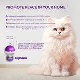 TopSum Cat Pheromones Calming Diffuser: Premium Pheromone Diffuser for Cats 3 Pack