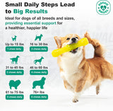 Doggie Dailies Daily Joint Care Glucosamine for Dogs Peanut Butter 225 Masticables