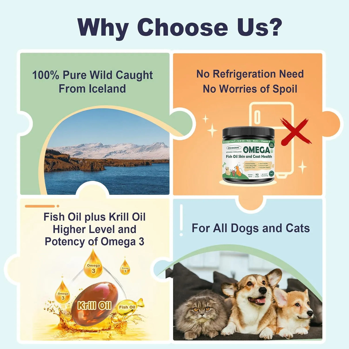 ZEBORA - Zebora Omega 3 Fish Oil for Dogs 90 Servicios 270Gr. - The Red Vitamin MX - Aceite De Pescado Para Perros - {{ shop.shopifyCountryName }}