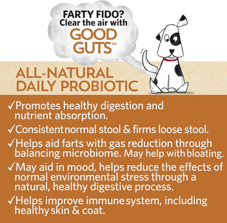 FIDOBIOTICS - Fidobiotics Good Guts for Medium Mutts Probiotic for Dogs 30 Dias - The Red Vitamin MX - Probióticos Para Perros - {{ shop.shopifyCountryName }}