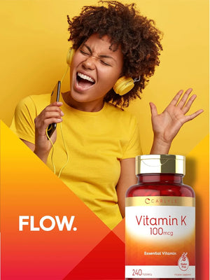 CARLYLE - Carlyle Vitamin K 100mcg 240 Tabletas - The Red Vitamin MX - Suplementos Alimenticios - {{ shop.shopifyCountryName }}