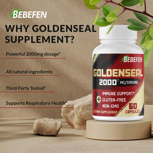 BEBEFEN - BEBEFEN Goldenseal Root 2000Mg. 60 Capsulas - The Red Vitamin MX - Suplementos Alimenticios - {{ shop.shopifyCountryName }}