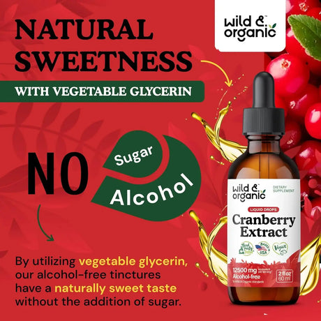WILD & ORGANIC - Wild & Organic Cranberry Supplement Drops 2 Fl.Oz. - The Red Vitamin MX - Suplementos Alimenticios - {{ shop.shopifyCountryName }}