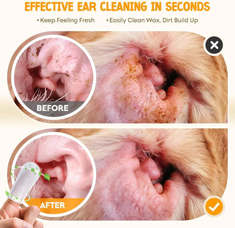 NEENCE - NEENCE Ear Finger Wipes for Dogs & Cats Unscented 100 Toallitas - The Red Vitamin MX - Cuidado Del Oído De Perros - {{ shop.shopifyCountryName }}