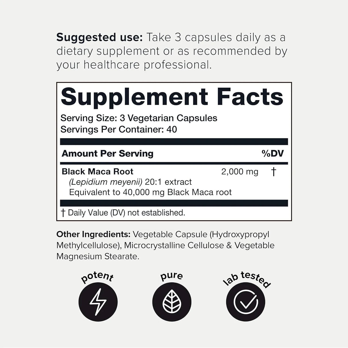 TONIIQ - Toniiq Pure Black Maca Root Extract 40,000Mg. 120 Capsulas - The Red Vitamin MX - Suplementos Alimenticios - {{ shop.shopifyCountryName }}