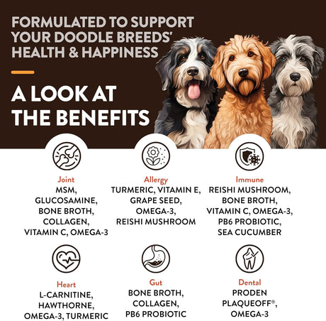 NATURVET - NaturVet Doodle Breeds Supplement 50 Masticables - The Red Vitamin MX - Multivitamínicos Para Perros - {{ shop.shopifyCountryName }}