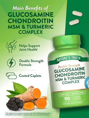 Nature's Truth Glucosamine Chondroitin MSM Complex 90 Tabletas