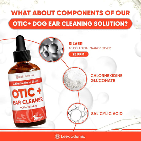 LEACADEMIC - LeAcademic Dog Ear Cleaner 60Ml. - The Red Vitamin MX - Cuidado Del Oído De Perros - {{ shop.shopifyCountryName }}