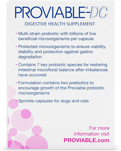 NUTRAMAX - Nutramax Proviable Probiotics for Dogs and Cats 30 Capsulas - The Red Vitamin MX - Probióticos Para Perros - {{ shop.shopifyCountryName }}