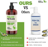 Deley Naturals Wild Caught Fish Oil for Cats with 2X Omega 473Ml.