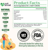 VET TREAT - Vet Treat Glucosamine for Dogs Hip & Joint Supplement 120 Masticables - The Red Vitamin MX - Cuidado De Cadera Y Articulaciones Para Perros - {{ shop.shopifyCountryName }}