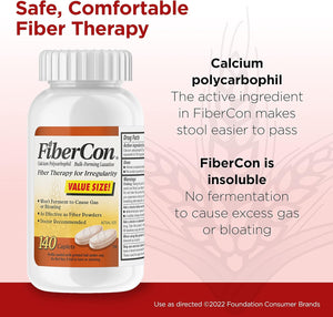 FiberCon Fiber Therapy Coated Caplets 140 Tabletas