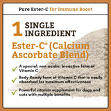 Wholistic Pet Organics Pure Ester-C Powder for Dogs 113Gr.