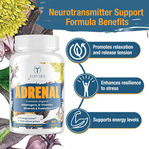 TERVAIES - Tervaies Adrenal Support 60 Tabletas 2 Pack - The Red Vitamin MX - Suplementos Alimenticios - {{ shop.shopifyCountryName }}