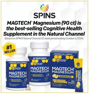 NATURAL STACKS - Natural Stacks MagTech Magnesium 200Mg. 90 Capsulas - The Red Vitamin MX - Suplementos Alimenticios - {{ shop.shopifyCountryName }}