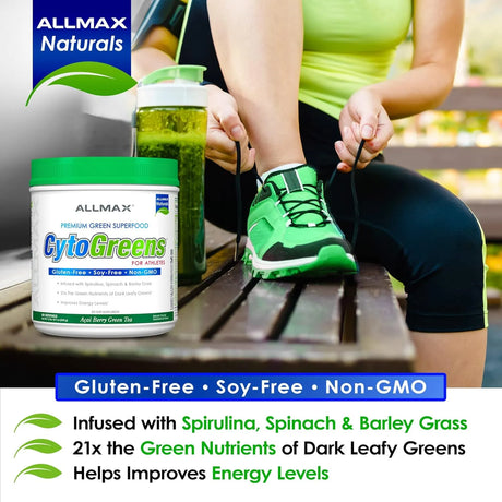 ALLMAX NUTRITION - ALLMAX Nutrition Cytogreens Super Greens Powder 30 Servicios Acai Berry Green Tea 267Gr. - The Red Vitamin MX - Suplementos Alimenticios - {{ shop.shopifyCountryName }}