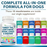 NUTRITION STRENGTH - Nutrition Strength 15-in-1 Mushrooms for Dogs 90 Tabletas - The Red Vitamin MX - Suplementos Herbales Para Perros - {{ shop.shopifyCountryName }}