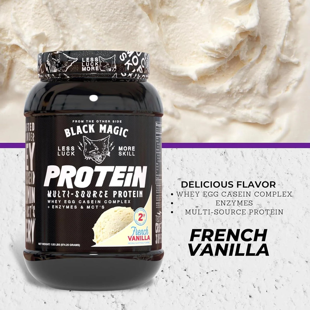 BLACK MAGIC - Black Magic Multi-Source Protein Powder French Vanilla 874Gr. - The Red Vitamin MX - Suplementos Alimenticios - {{ shop.shopifyCountryName }}