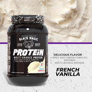 BLACK MAGIC - Black Magic Multi-Source Protein Powder French Vanilla 874Gr. - The Red Vitamin MX - Suplementos Alimenticios - {{ shop.shopifyCountryName }}