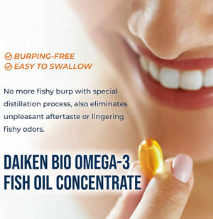 DAIKEN - DAIKEN rTG Omega 3 1000Mg. 60 Capsulas Blandas - The Red Vitamin MX - Suplementos Alimenticios - {{ shop.shopifyCountryName }}