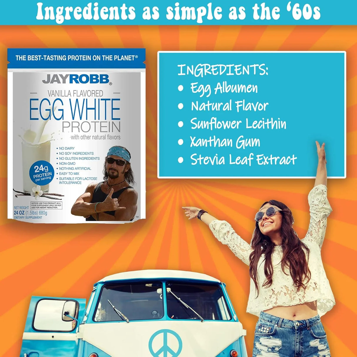 JAY ROBB - Jay Robb Vanilla Egg White Protein Powder 340Gr. - The Red Vitamin MX - Suplementos Alimenticios - {{ shop.shopifyCountryName }}