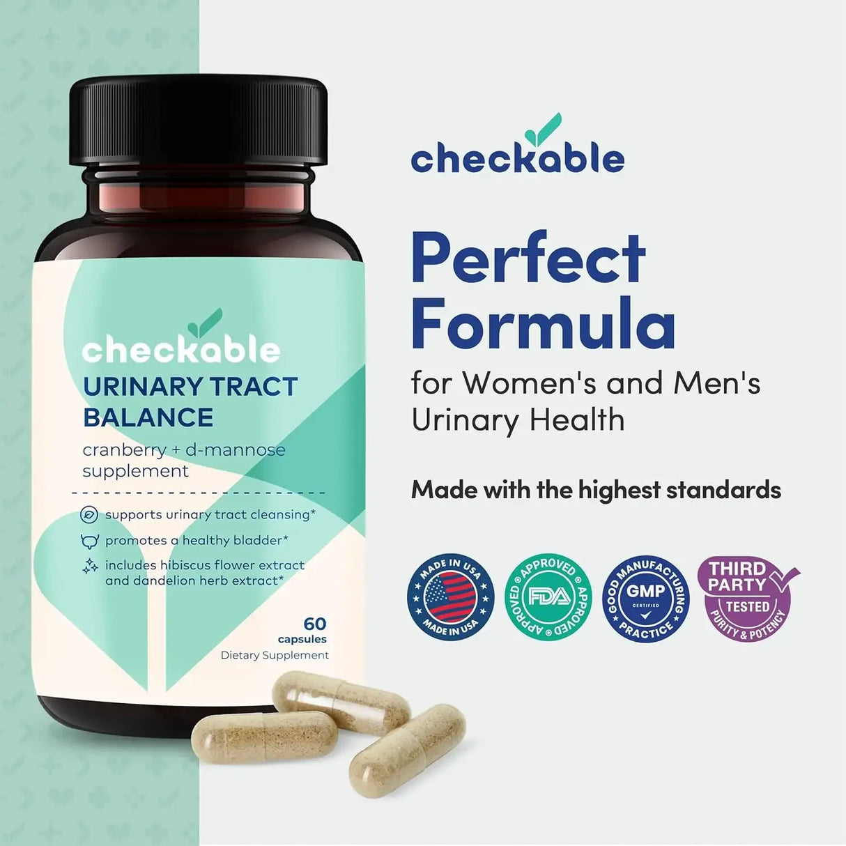 CHECKABLE - Checkable Urinary Tract Balance 60 Capsulas - The Red Vitamin MX - Suplementos Alimenticios - {{ shop.shopifyCountryName }}