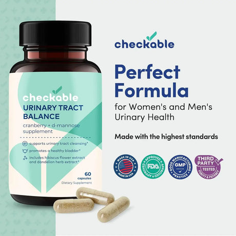 CHECKABLE - Checkable Urinary Tract Balance 60 Capsulas - The Red Vitamin MX - Suplementos Alimenticios - {{ shop.shopifyCountryName }}