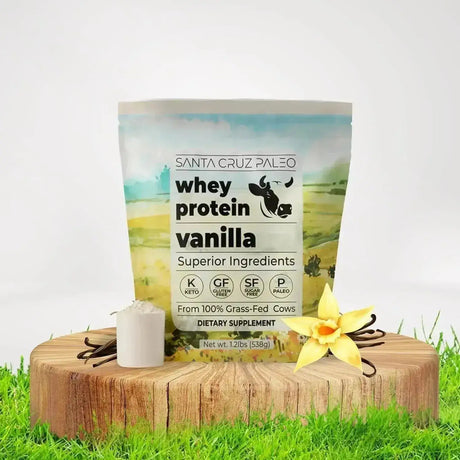 SANTA CRUZ PALEO - Santa Cruz Paleo Whey Protein Powder Grass Fed 20 Servicios Vanilla 538Gr. - The Red Vitamin MX - Suplementos Alimenticios - {{ shop.shopifyCountryName }}