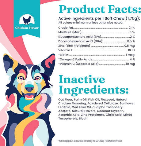 SOLID GOLD - Solid Gold OMG! Omega Skin & Coat Fish Oil Dog 120 Masticables - The Red Vitamin MX - Aceite De Pescado Para Perros - {{ shop.shopifyCountryName }}