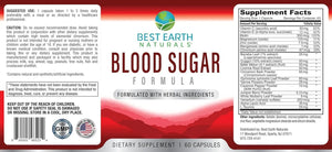 BEST EARTH NATURALS - Best Earth Naturals Blood Sugar Formula 60 Capsulas - The Red Vitamin MX - Suplementos Alimenticios - {{ shop.shopifyCountryName }}