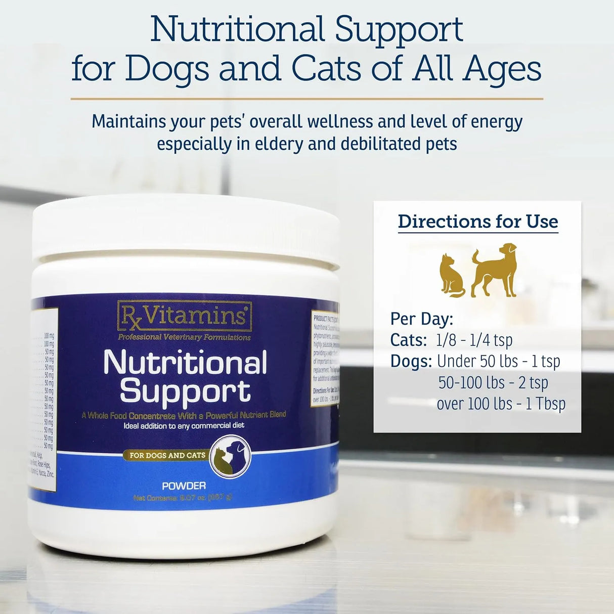 RX VITAMINS - Rx Vitamins Nutritional Support 257Gr. - The Red Vitamin MX - Multivitamínicos Para Perros - {{ shop.shopifyCountryName }}