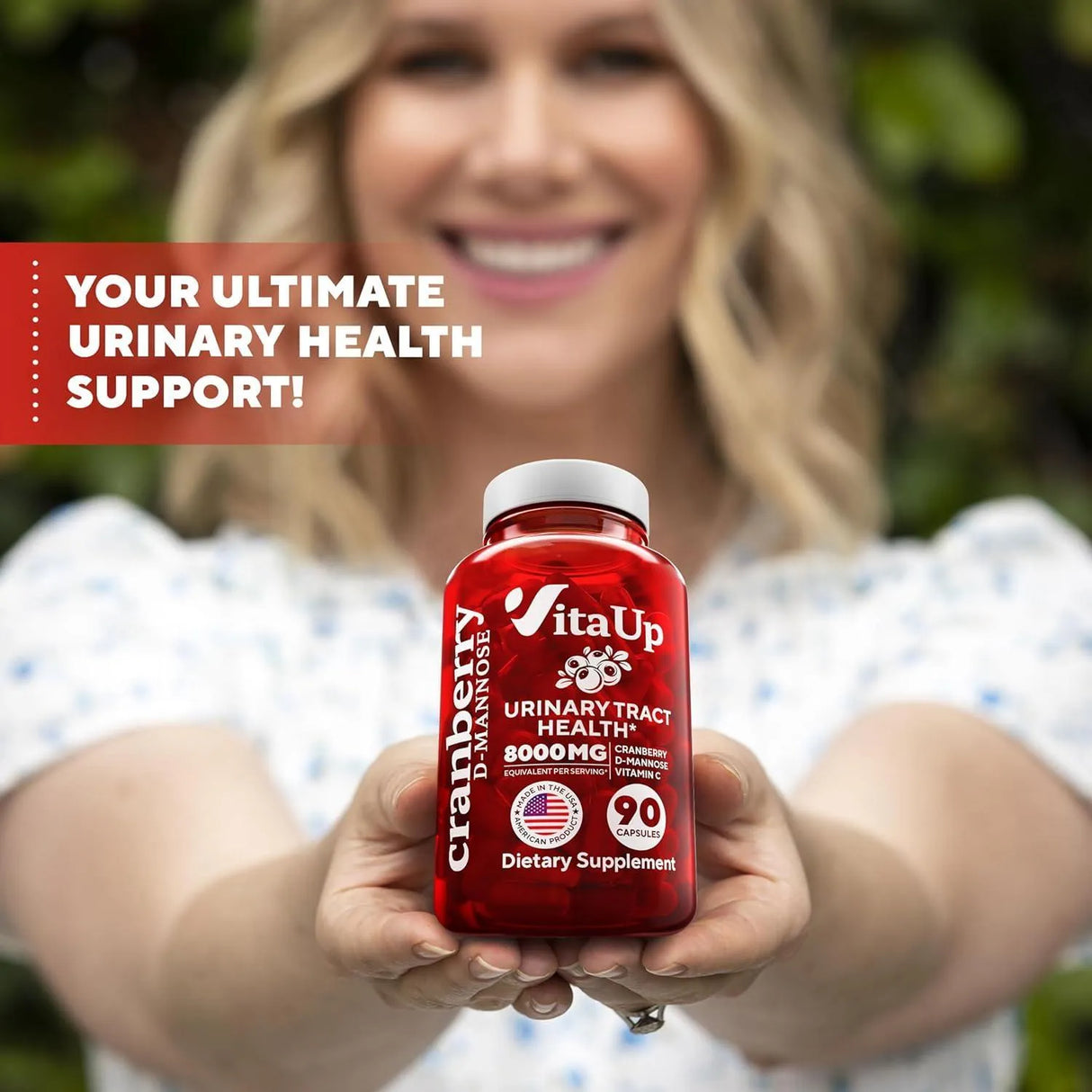 VITAUP - VitaUp D-mannose 1000Mg. with Cranberry and Vitamin C 90 Capsulas - The Red Vitamin MX - Suplementos Alimenticios - {{ shop.shopifyCountryName }}