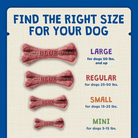 BLUE BUFFALO - Blue Buffalo Dental Bones for Large Dogs 50 lbs. & Above 17 Piezas - The Red Vitamin MX - Cuidado Dental Para Perros - {{ shop.shopifyCountryName }}