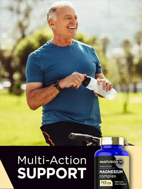 MAGFUSION 10 - MAGFUSION 10 Magnesium Complex 745Mg. 120 Capsulas - The Red Vitamin MX - Suplementos Alimenticios - {{ shop.shopifyCountryName }}