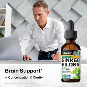 BIOKRAUTER - BIO KRAUTER Ginkgo Biloba Extract 2 Fl.Oz. - The Red Vitamin MX - Suplementos Alimenticios - {{ shop.shopifyCountryName }}