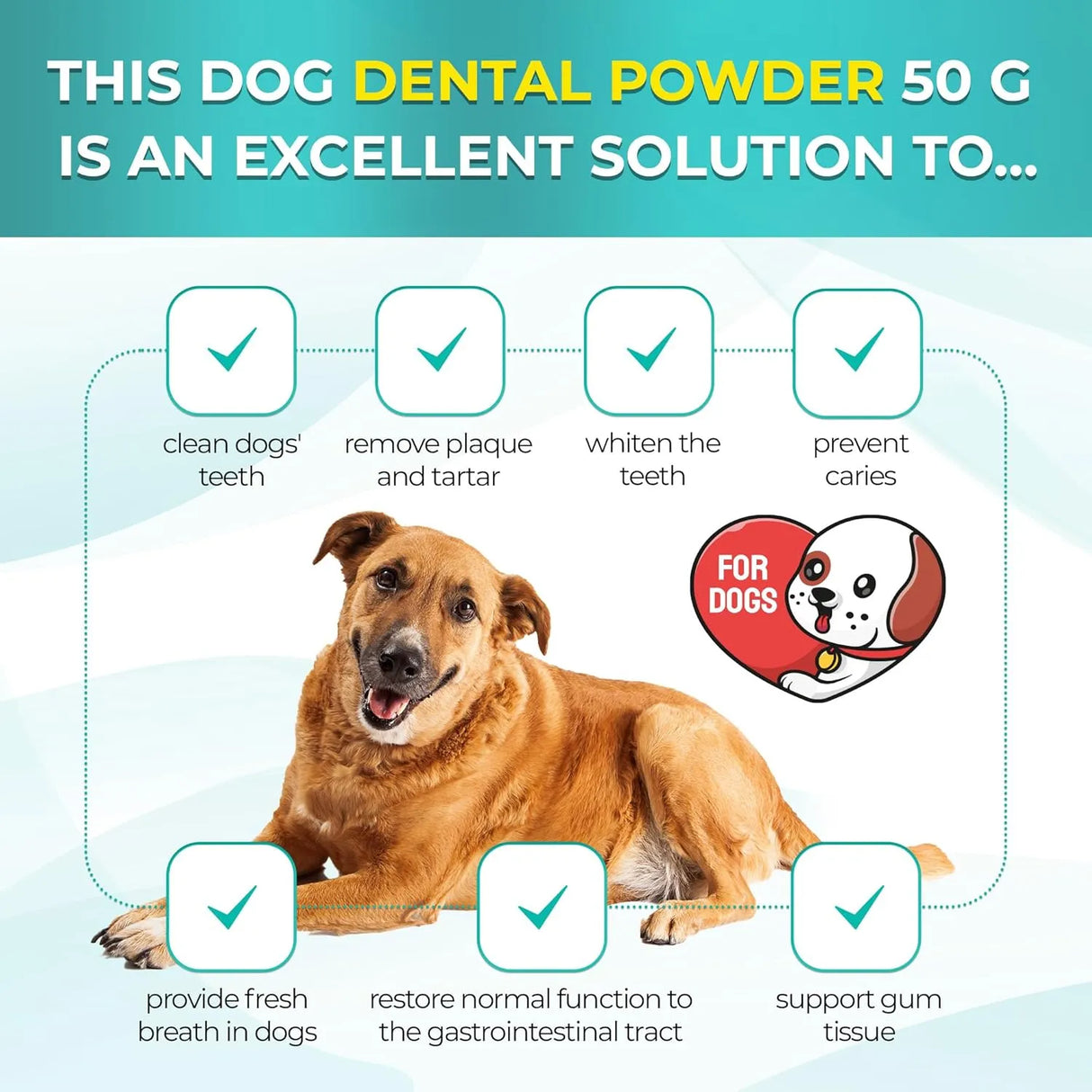 ALFA LOVE PETS - Alfa Love Pets Dog Dental Powder 50Gr. - The Red Vitamin MX - Cuidado Dental Para Perros - {{ shop.shopifyCountryName }}