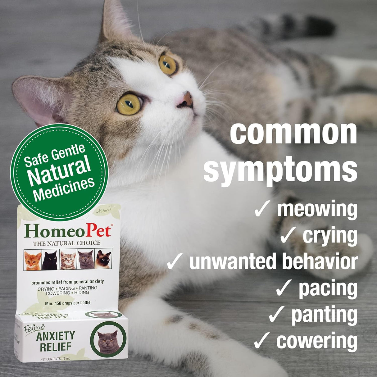 HomeoPet Feline Anxiety Relief 15Ml.